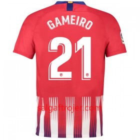 Atlético Madrid Fodboldtrøjer Gameiro 21 Hjemmebanesæt 2018/19 Kort ærmer